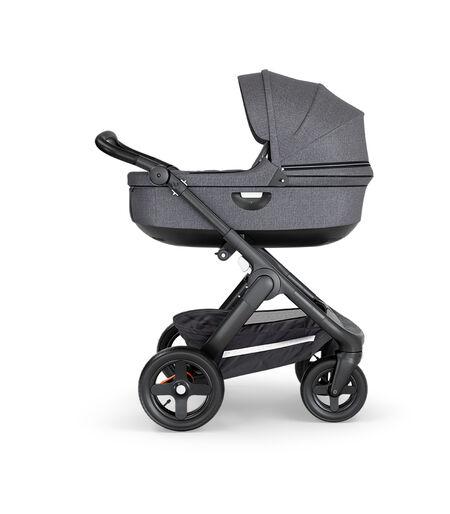 Black melange stokke trailz top
