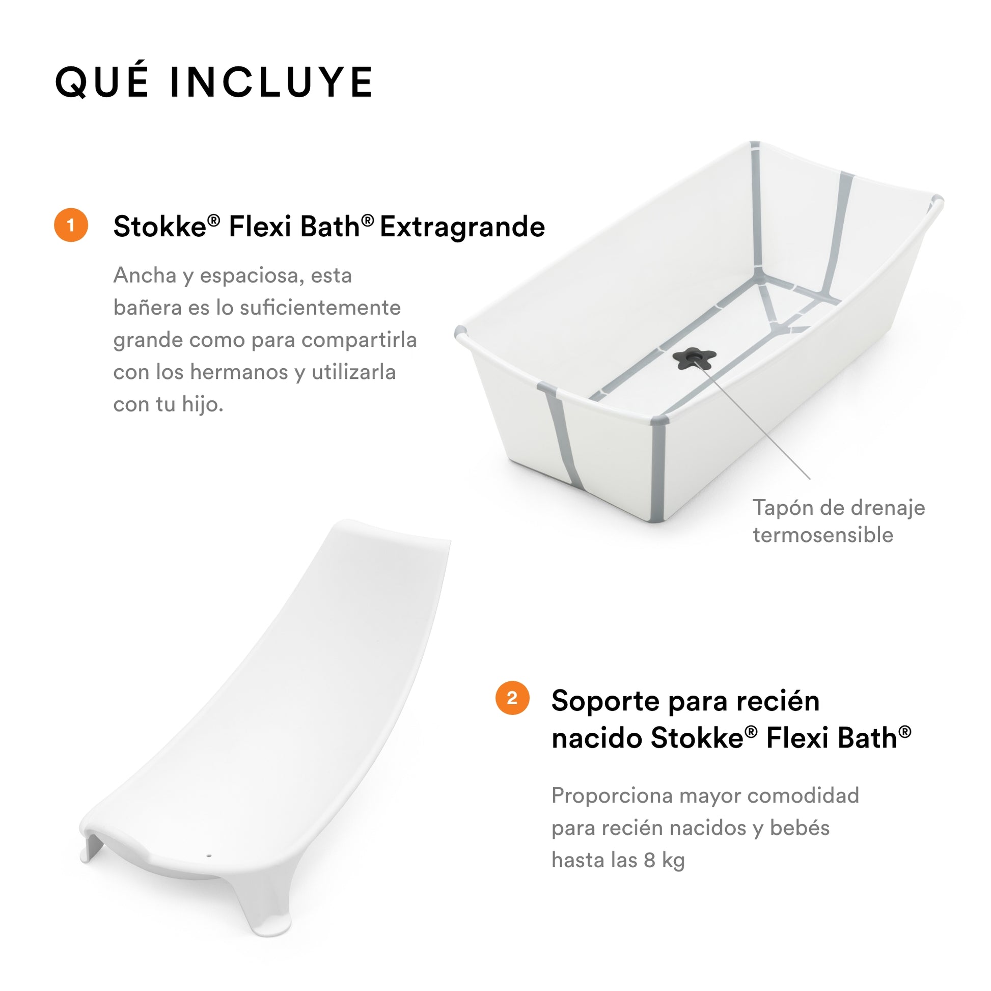 Pack Tina Flexi Bath XL + Soporte RN