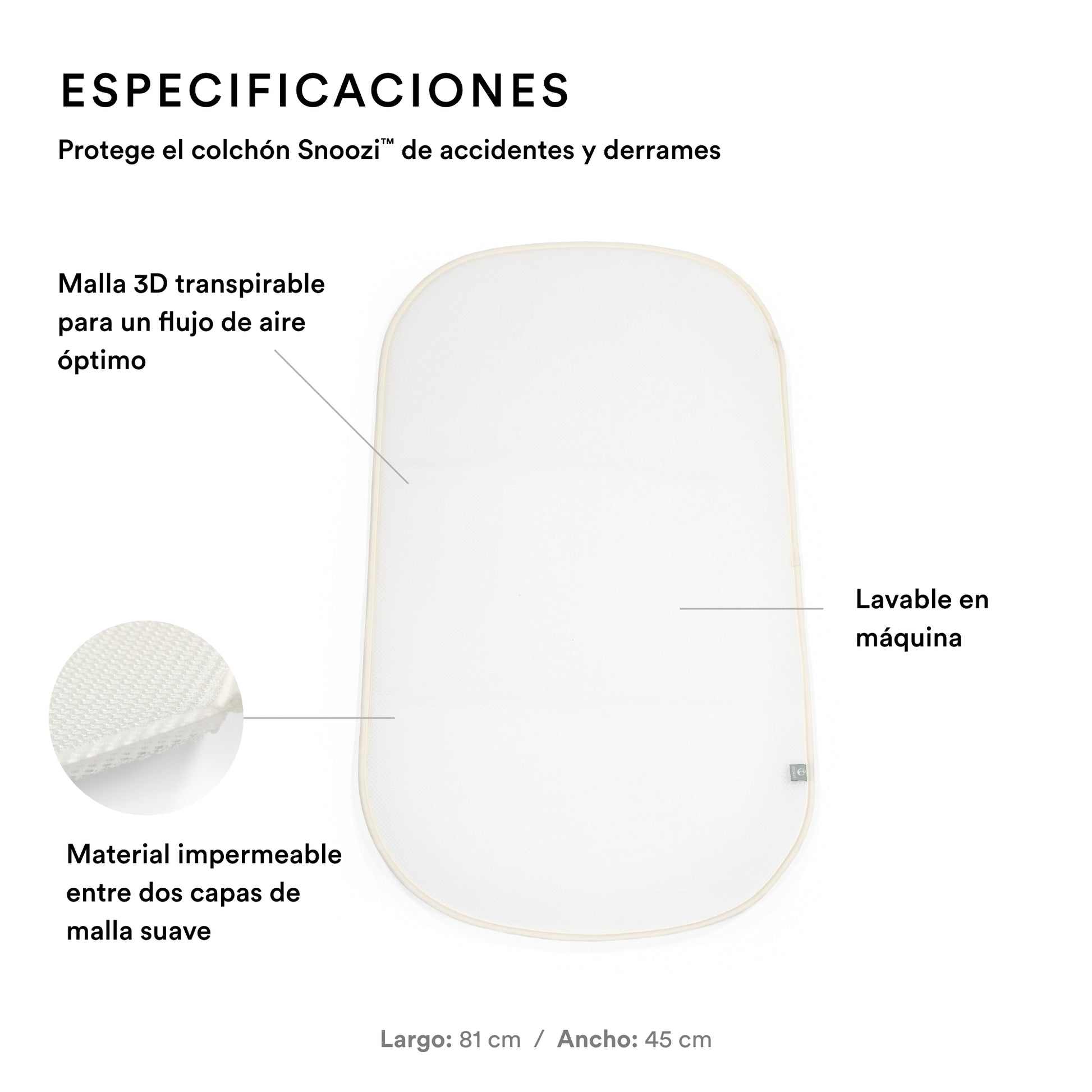 Sábana Protectora para Moisés Stokke® Snoozi™
