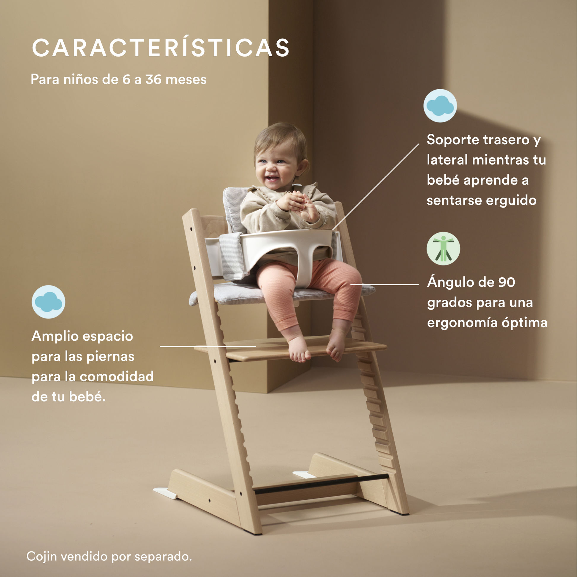 Pack Silla de comer evolutiva Stokke Tripp Trapp® BASIC²