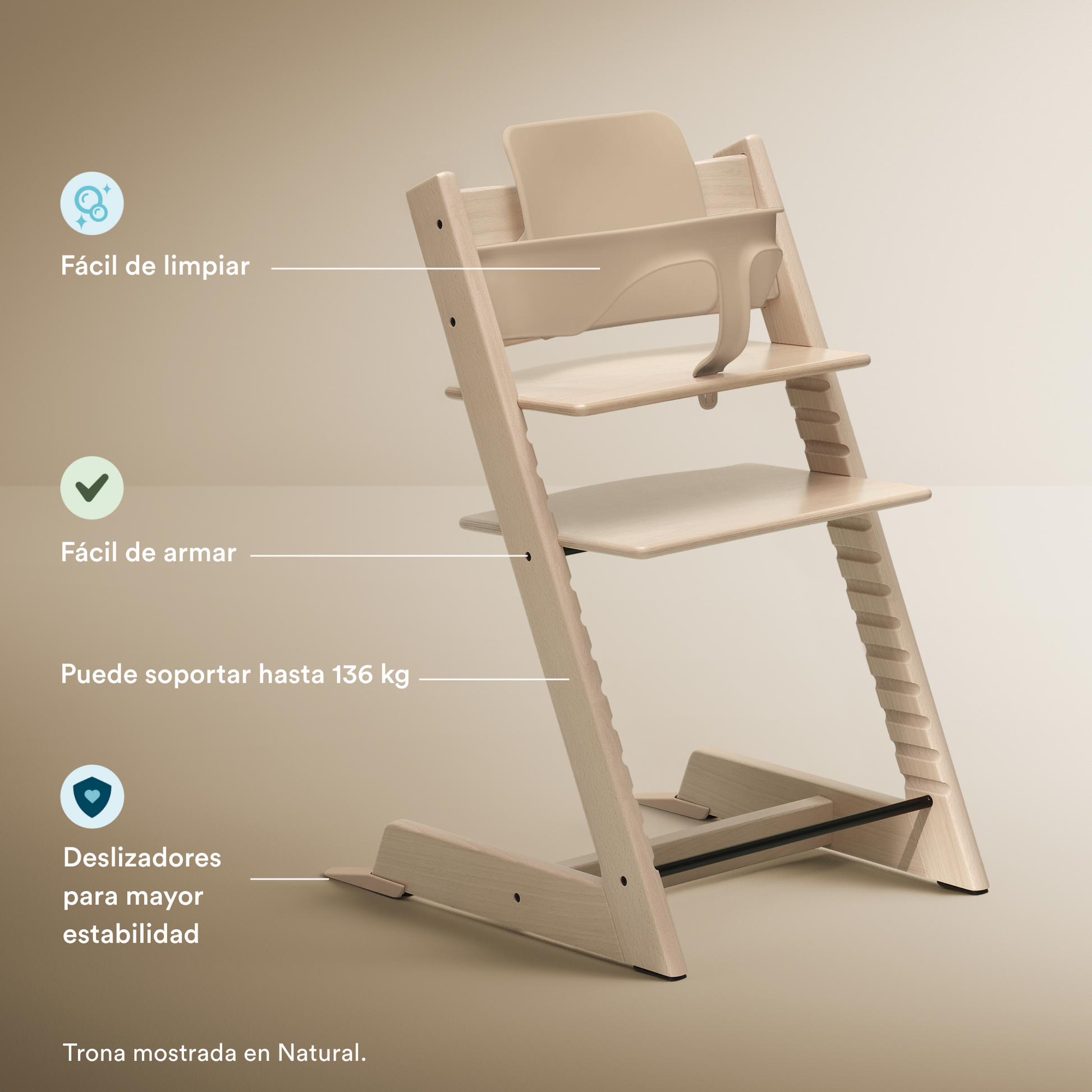 Pack Silla de comer evolutiva Stokke Tripp Trapp® BASIC²