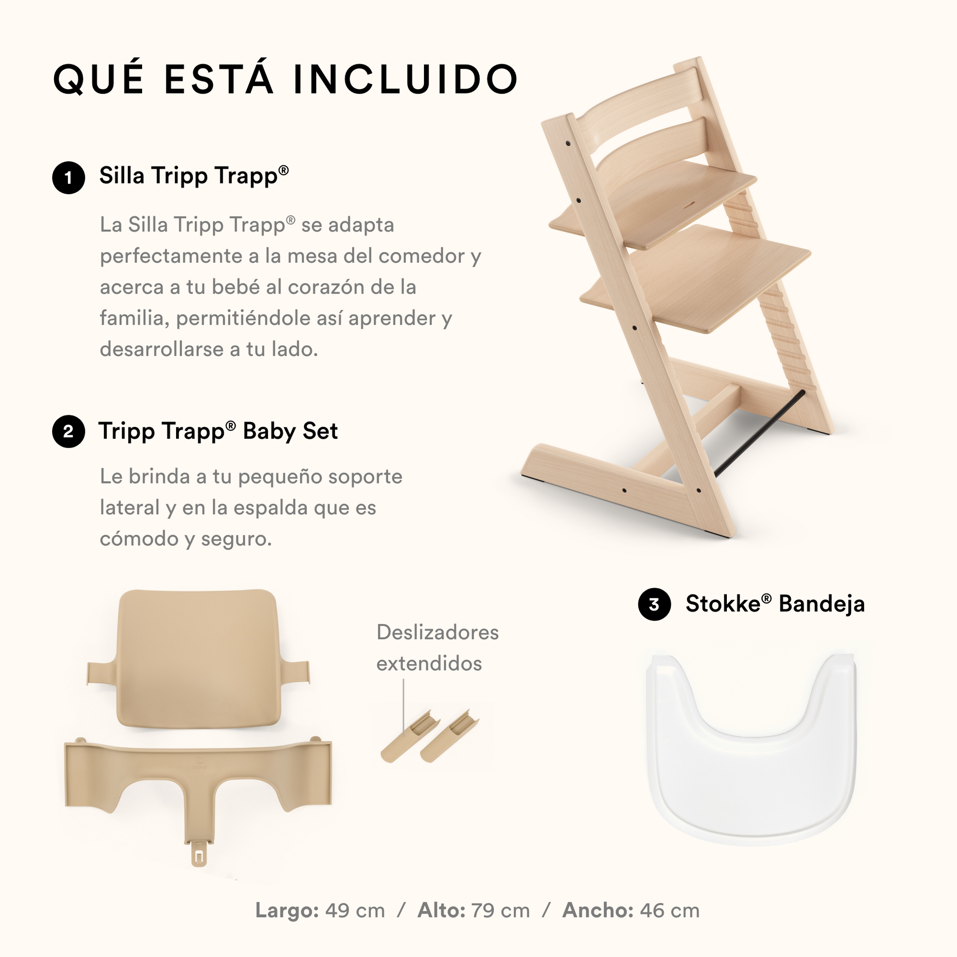 Pack Silla de comer evolutiva Stokke Tripp Trapp® FULL²